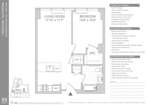 88 Regent Street Studio-2 Beds Apartment for Rent - Photo Gallery 48